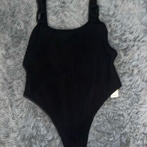 NWT AERIE black one piece